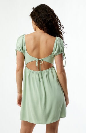 Open Back Babydoll Mini Dress image number 3