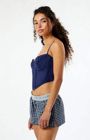 Pointelle Knit Corset image number 3