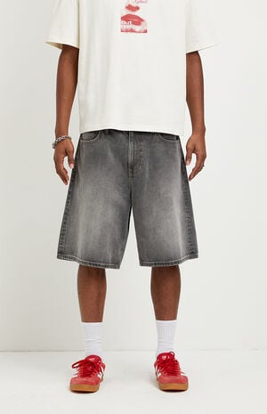 Parker Baggy Jean Shorts Black Wash image number 2