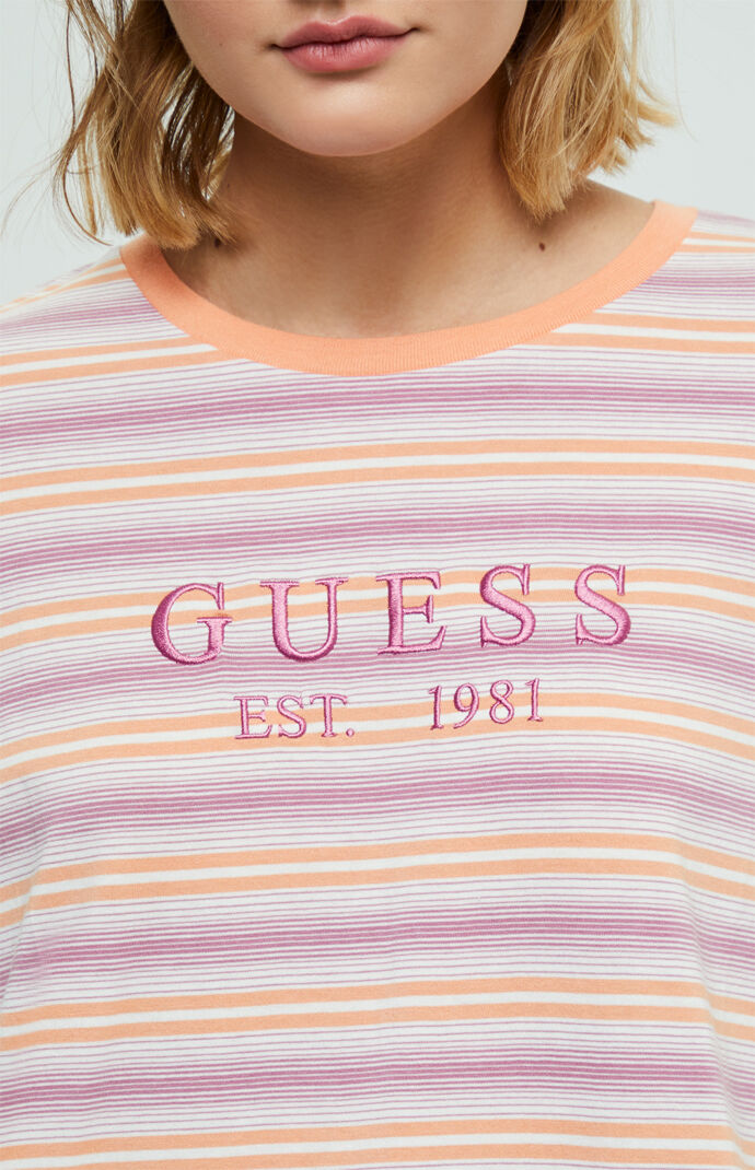 Guess Striped T Shirt Pacsun