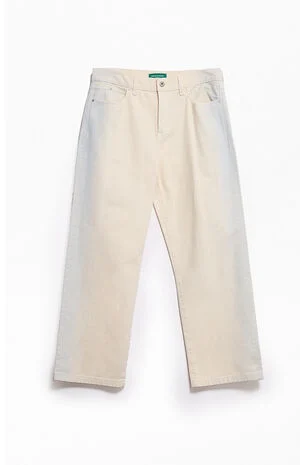 by Pacsun Harlan Cream Tint Baggy Jeans image number 2