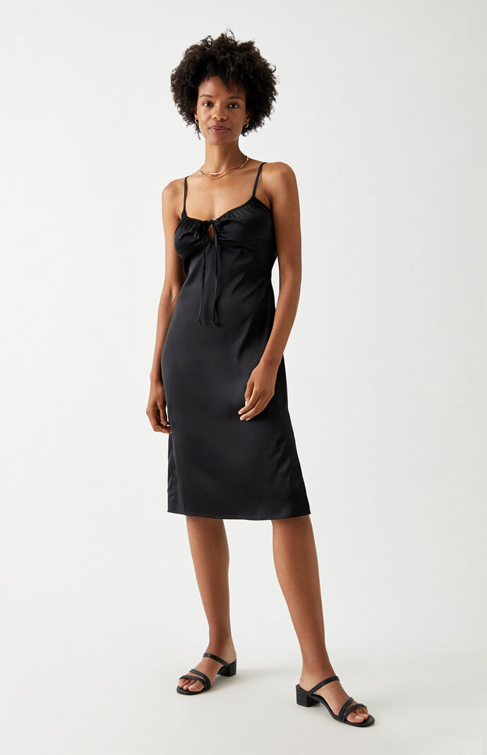Tie Front Midi Dress