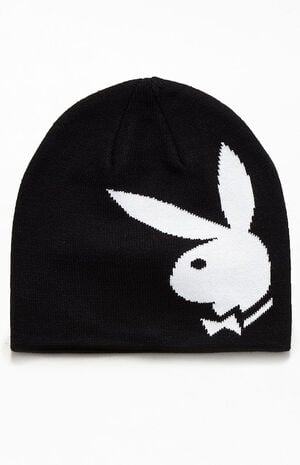 Knitted Beanie White Playboy Beanie Playboy Hat Beanie By PacSun