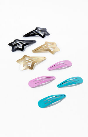 8 Pack Star Barrettes image number 2