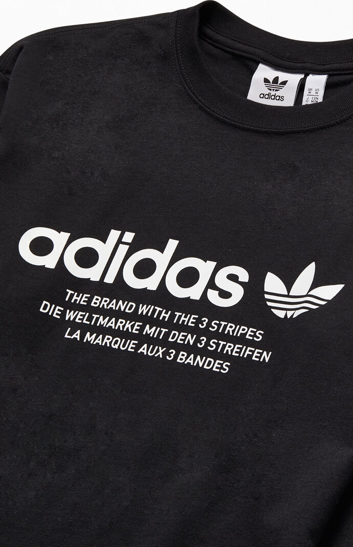 adidas logo on sleeve