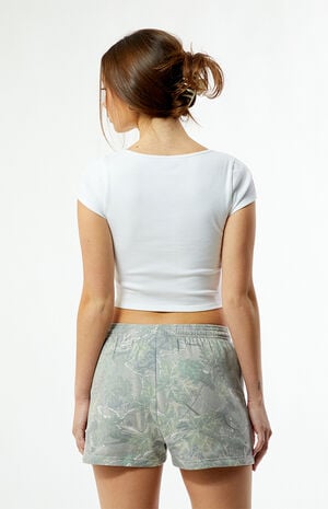 Tree Camo Fleece Shorts image number 4