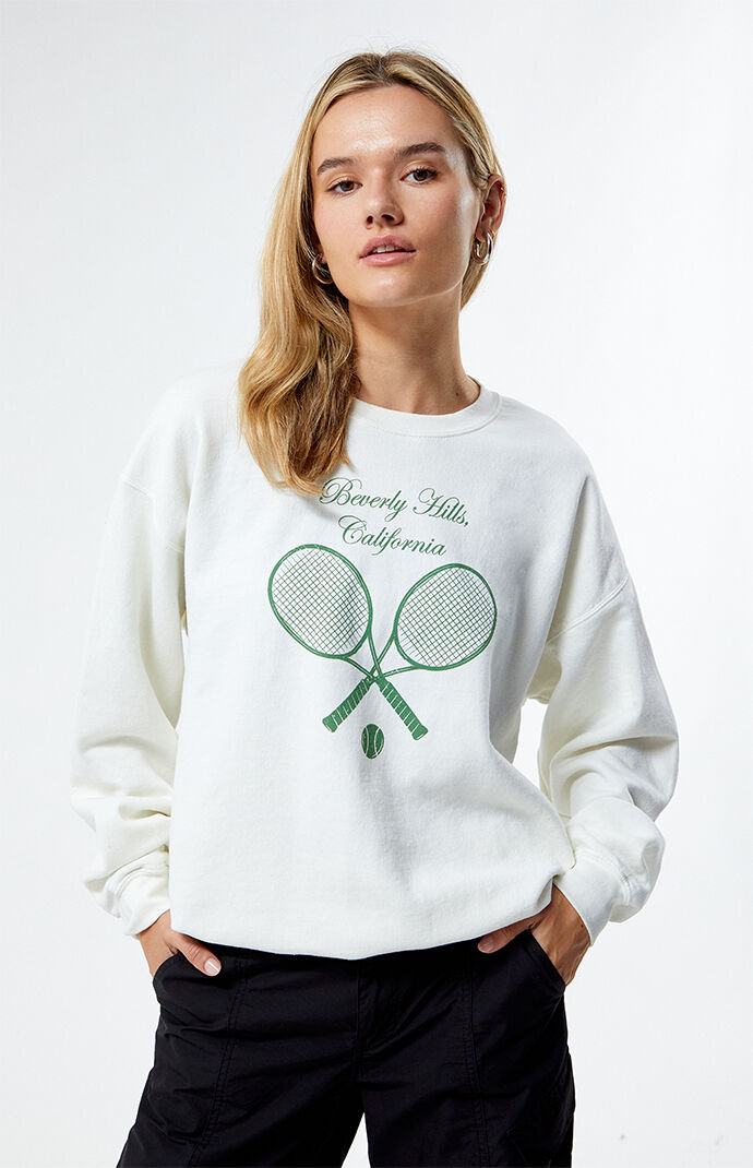 Golden Hour Beverly Hills Tennis Crew Neck Sweatshirt PacSun