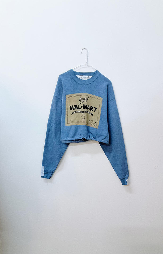 Walmart Cropped Sweatshirt