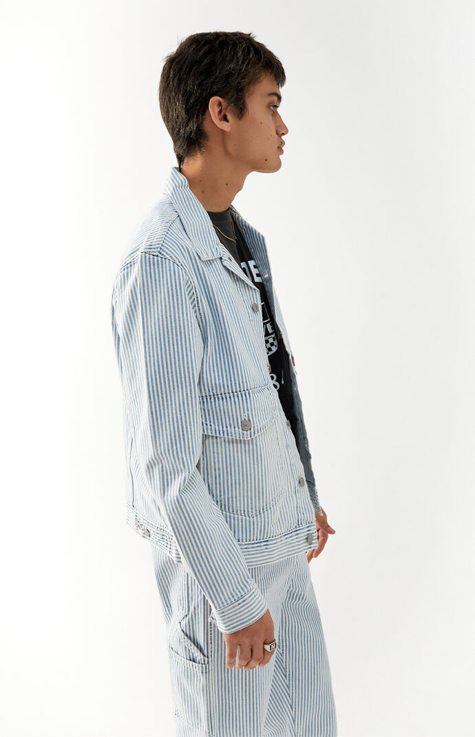 Blue & White At Work Trucker Jacket