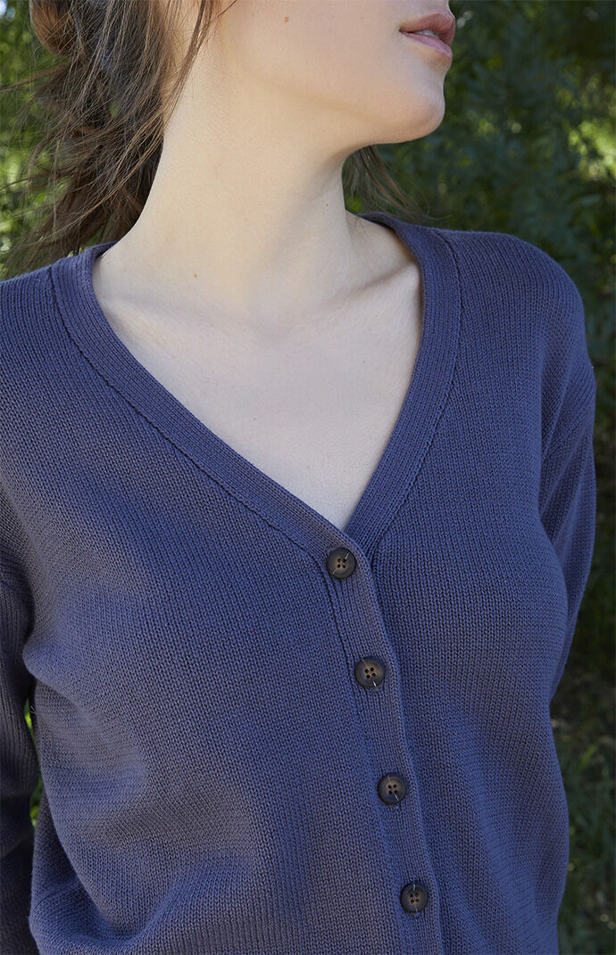 John Galt Navy Billie Cardigan | PacSun