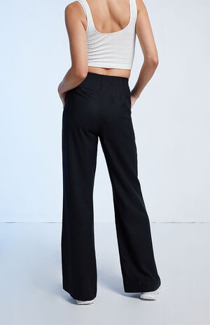 Linen Wide Leg Trousers image number 4