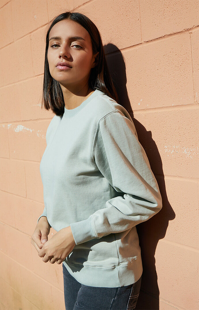 Womens sage green sweatshirt cheap