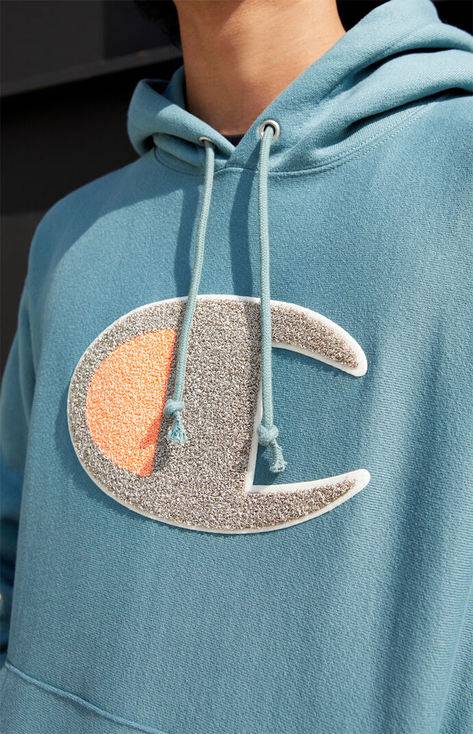 Reverse Weave C Applique Hoodie