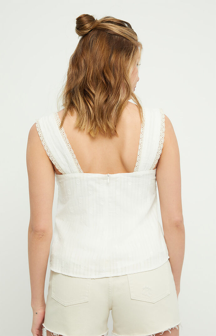 Geranium Lace Top