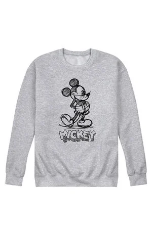 Disney Mickey Sketch Crew Neck Sweatshirt image number 1