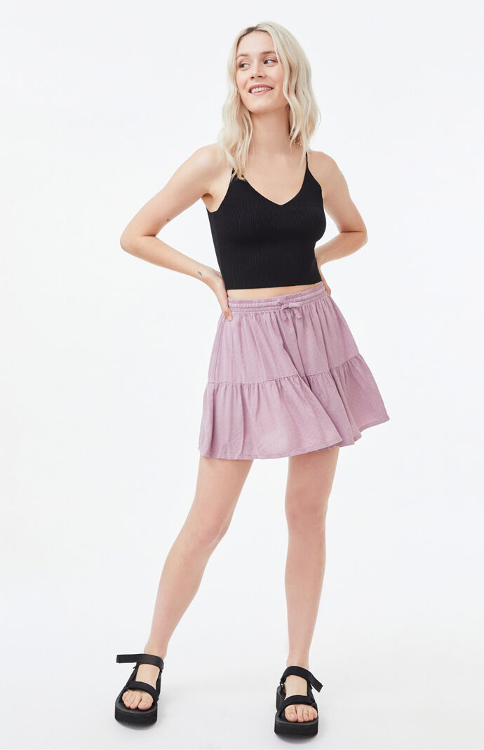 Double V Sweater Tank Top