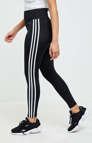 adidas 3-Stripes High Waisted Leggings PacSun
