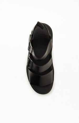 Gryphon Brando Black Leather Gladiator Sandals by Dr. Martens (Sale price!)
