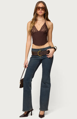 Ghita Lacey Halter Corset image number 5