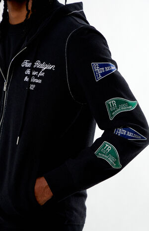 Reverse Terry Zip Up Hoodie image number 3