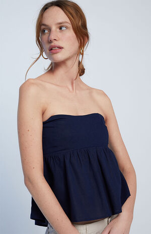 Strapless Tie Back Tube Top image number 2