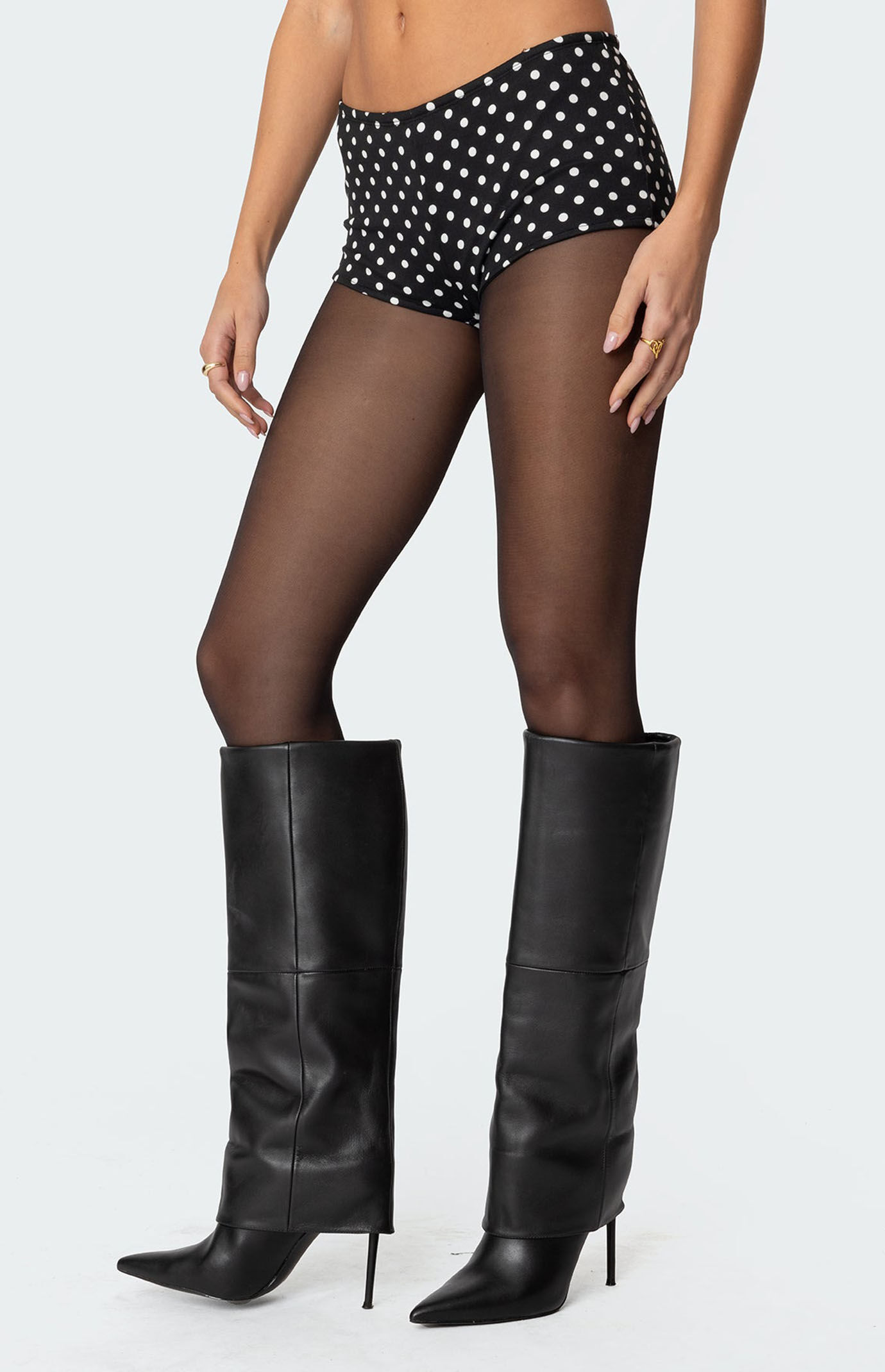 Edikted Maxene Polka Dot Micro Shorts | PacSun