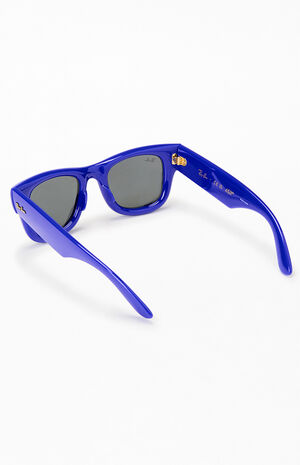 Blue A$AP Rocky Wayfarer Puffer Sunglasses image number 2