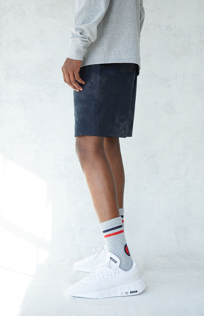 Chad Navy Tie-Dyed Shorts