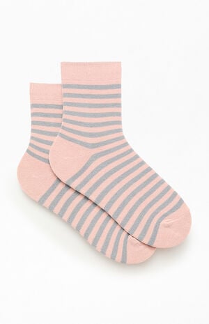 Brown Striped Socks image number 2