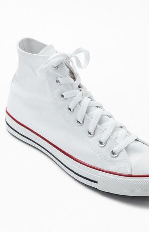 Stærk vind tilbehør Præstation Converse Chuck Taylor All Star High Top White Shoes | PacSun