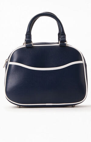 Navy Top Handle Purse image number 1