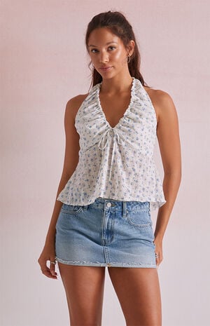 Olivia Floral Halter Top