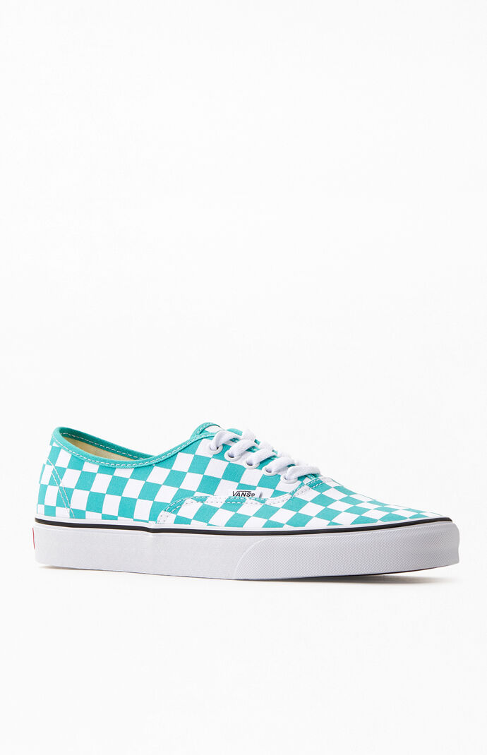 Blue Checkerboard Authentic Sneakers