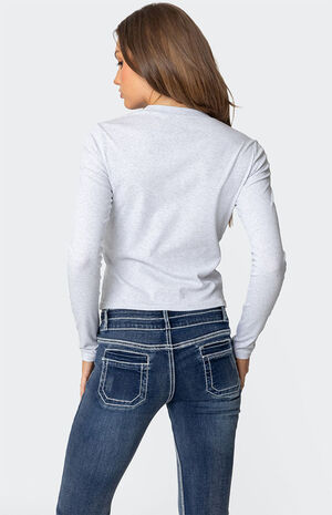 Cherry Leopard Star Long Sleeve T-Shirt image number 5