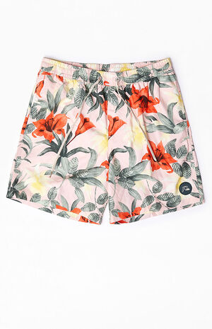 Recycled Everyday Garden 17" Swim Trunks image number 1