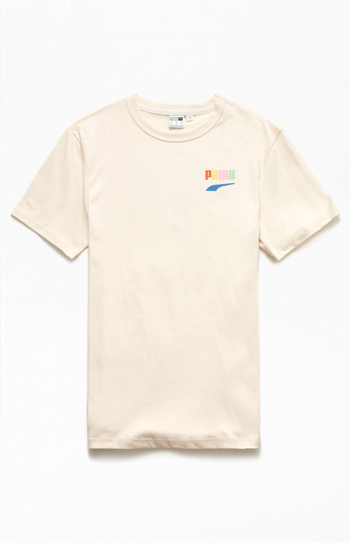 Eco Cream Downtown Graphic T-Shirt