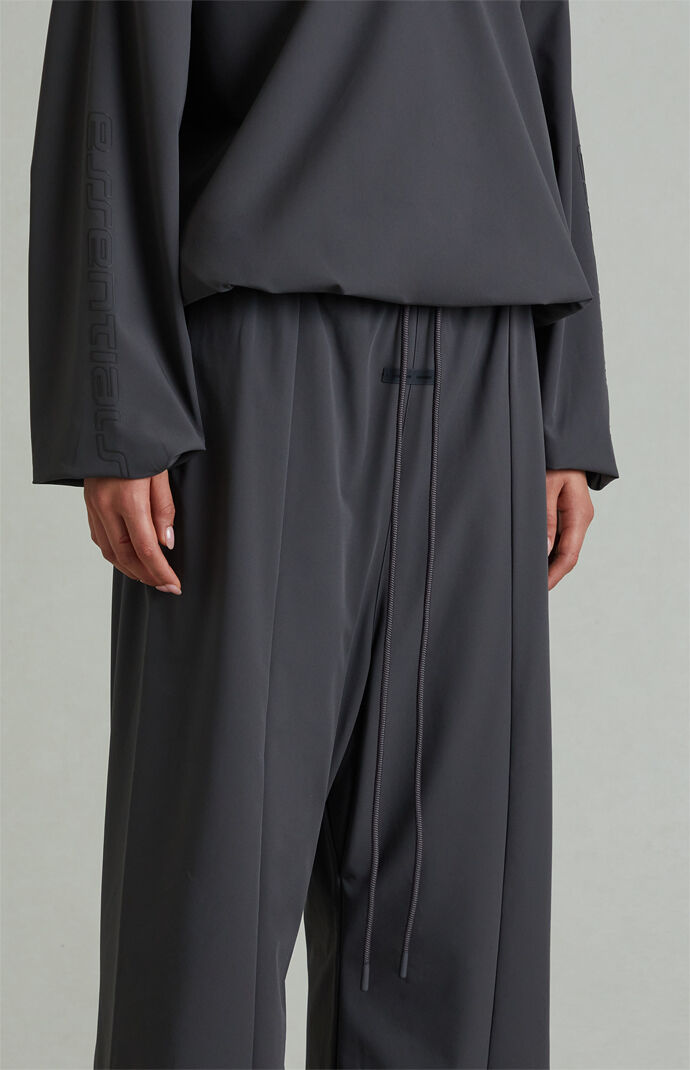 Fear of God ESSENTIALS Women's Iron Gray Relaxed Track Pants