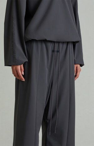 Women's Iron Gray Relaxed Track Pants image number 5