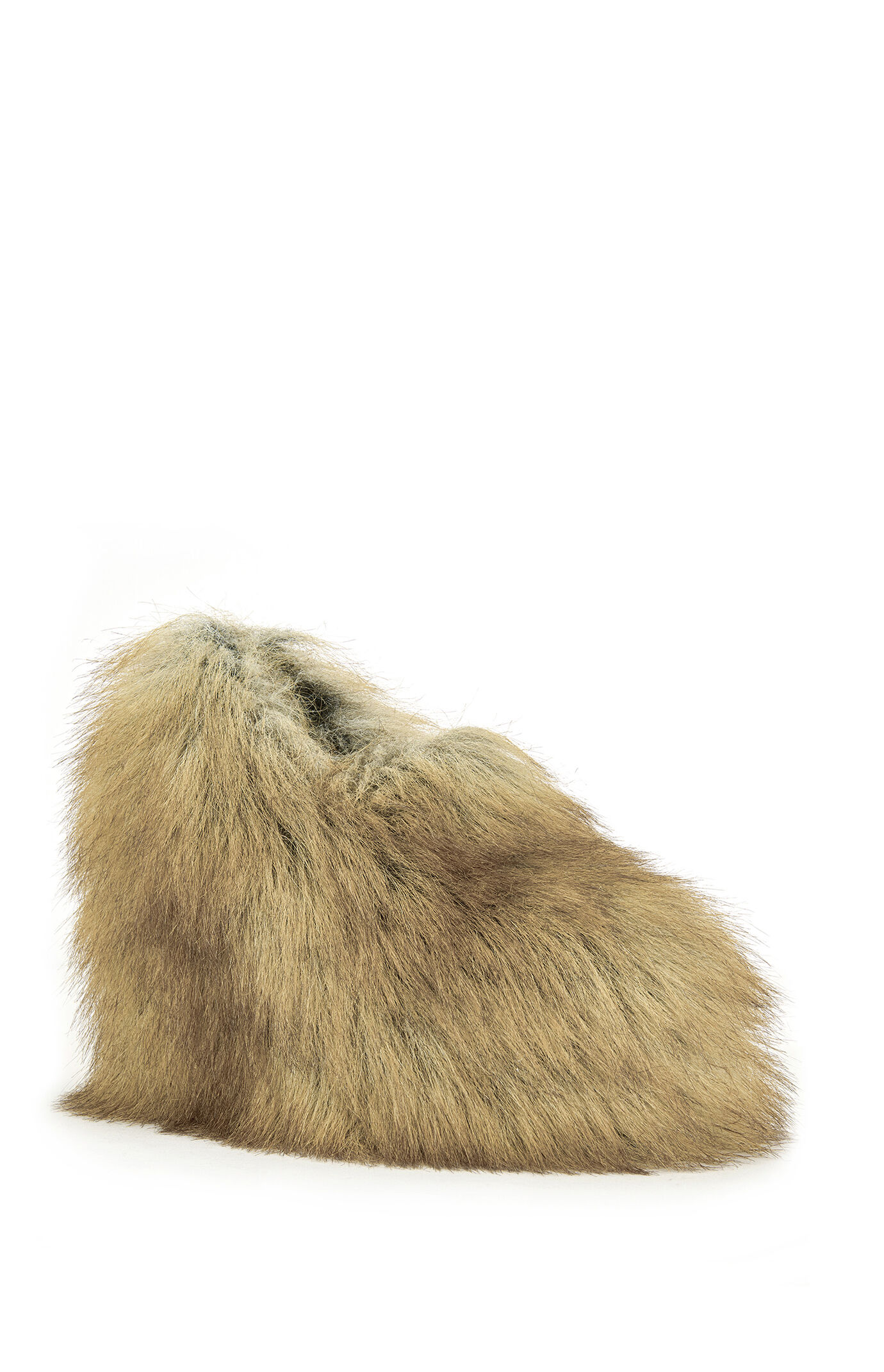 AZALEA WANG Jaeke Faux Foxfur Wedge Slippers