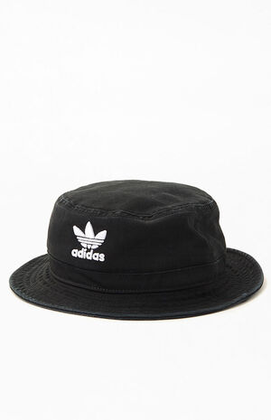 Kids Black Originals Washed Bucket Hat image number 4