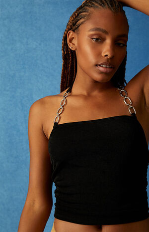x PacSun '90s Chained Up Halter Top image number 2