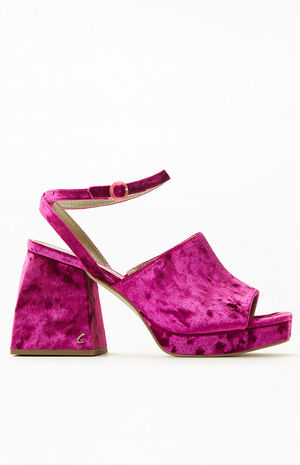 Women's Blue Miranda Block Heels image number 2