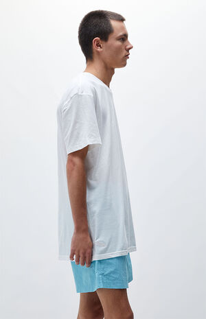 White Regular Fit Solid T-Shirt image number 3