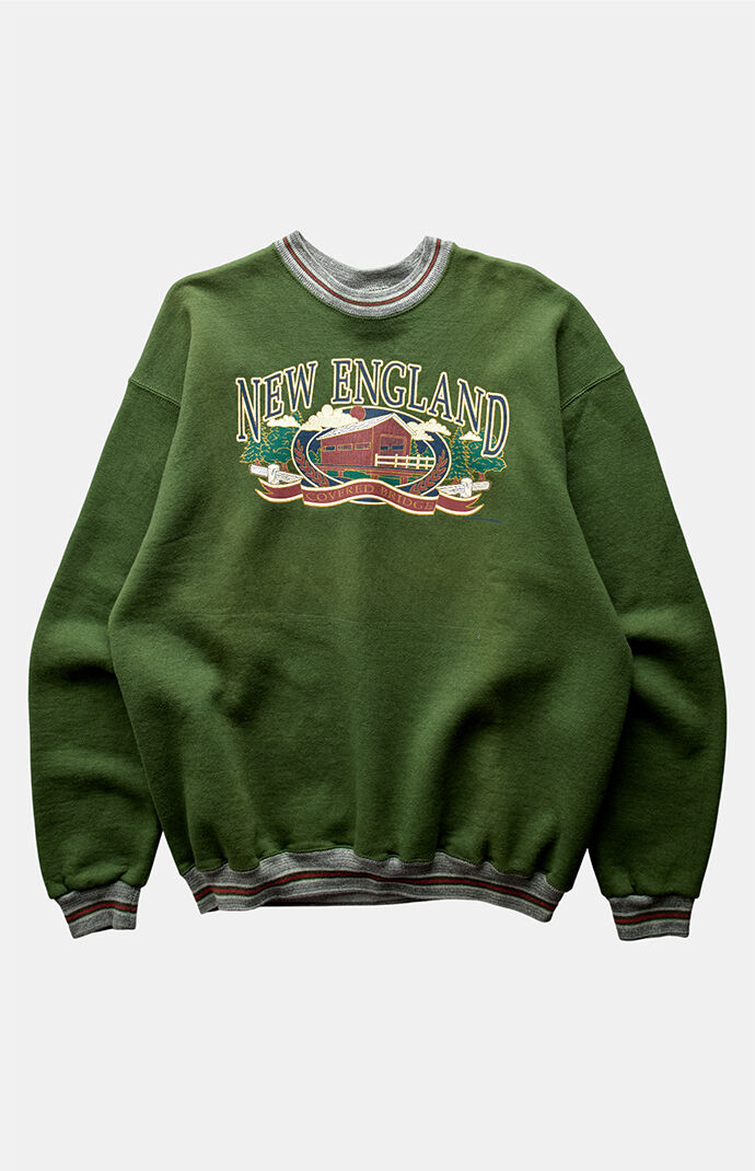 PS VINTAGE 90s New England Crew Neck Sweatshirt