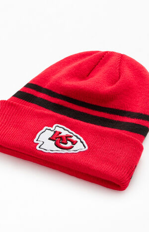 Kansas City Chiefs Striped Beanie image number 2