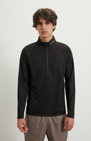 Active Black Performance Mid Layer Long Sleeve T-Shirt image number 2