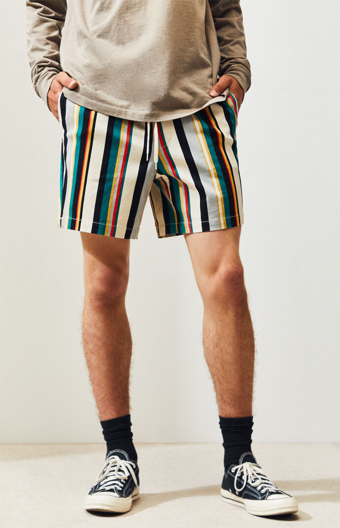 Stripe shorts men