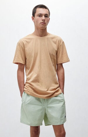 Tan Regular Fit Solid T-Shirt image number 1
