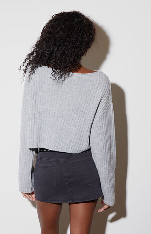 Julie Slouchy Cropped Sweater image number 3
