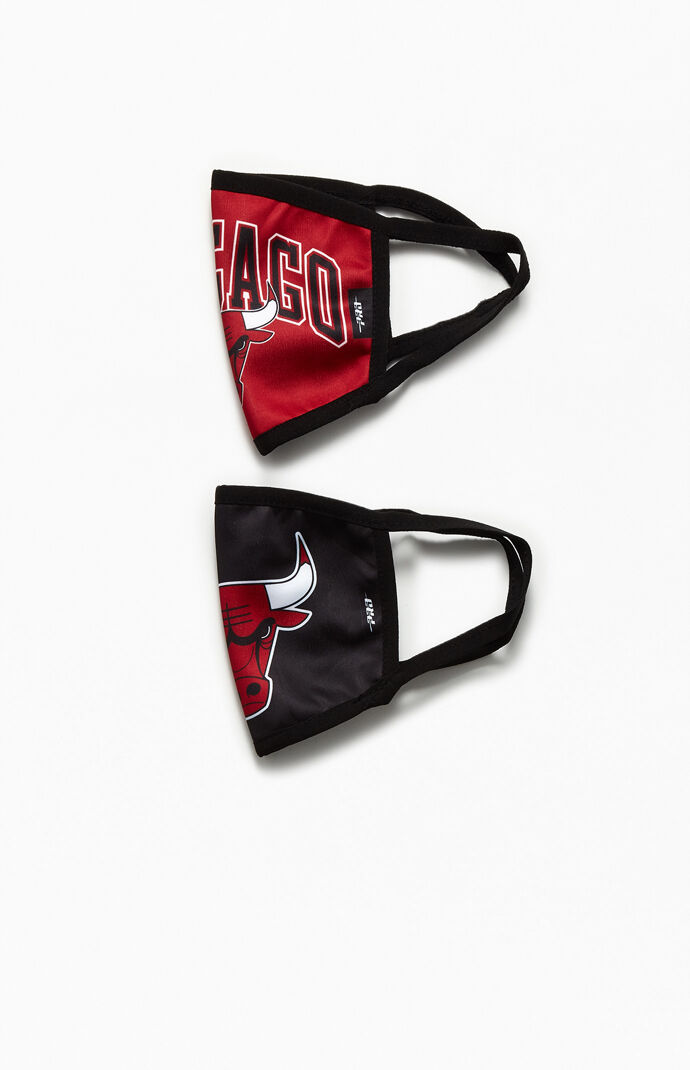Two Pack Chicago Bulls Face Masks